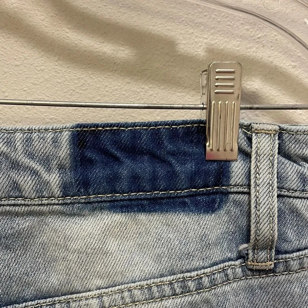 Nwot Insane Oene woman’s light blue ripped jeans - Picture 12 of 14